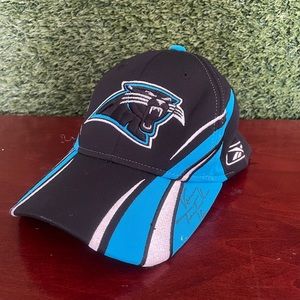 Vintage Carolina Panthers Reebok Hat Vinny Testaverde Signature
